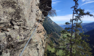 Klettersteig IBEX - im Steig