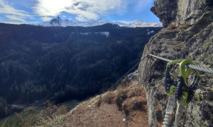 Klettersteig IBEX - im Steig