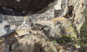 Klettersteig IBEX - im Steig