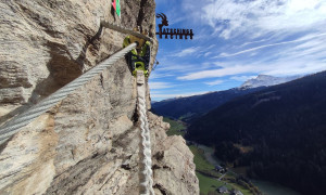 Klettersteig Südtirol IBEX-Klettersteig - Tourbild